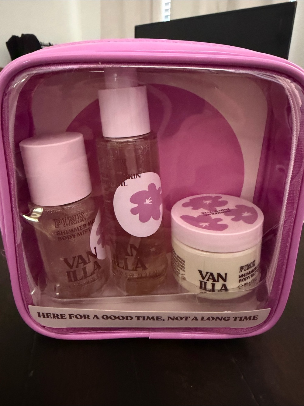 Victoria's Secret Let's Glow Away Mini Body Care Set - Pink